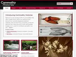 Sites similar to commodityhistories.org
