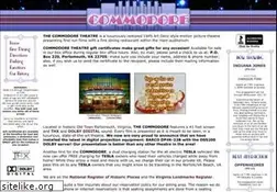 Sites similar to commodoretheatre.com