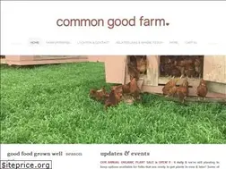 Sites similar to commongoodfarm.com