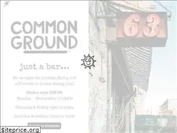 Sites similar to commongroundbar.com