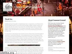 Sites similar to commongroundfusw.com
