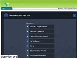 Sites similar to commongroundnyc.org