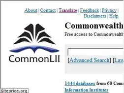 Sites similar to commonlii.org