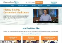 Sites similar to commonsensecare.com