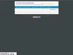 Sites similar to commonsensegardening.com