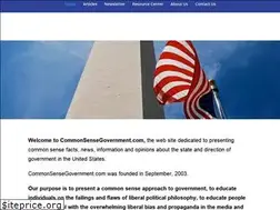 Sites similar to commonsensegovernment.com