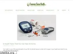 Sites similar to commonsensehealth.com