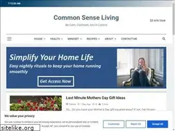 Sites similar to commonsenseliving.com