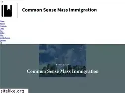 Sites similar to commonsenseonmassimmigration.us