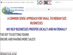 Sites similar to commonsensewebmarketing.com