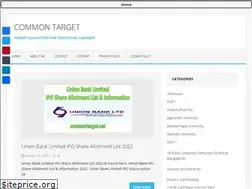 Sites similar to commontarget.net