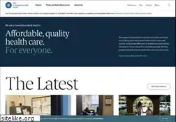 Sites similar to commonwealthfund.org