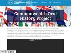 Sites similar to commonwealthoralhistories.org