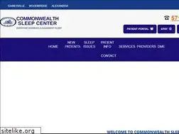 Sites similar to commonwealthsleepcenter.com