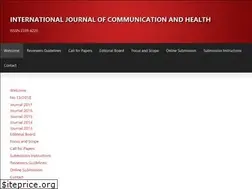 Sites similar to communicationandhealth.ro