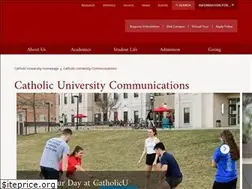 Sites similar to communications.catholic.edu