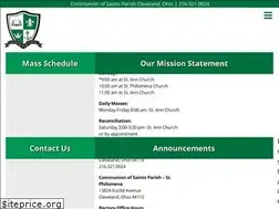 Sites similar to communionofsaintsparish.org