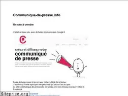 Sites similar to communique-de-presse.info