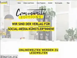 Sites similar to community-editions.de
