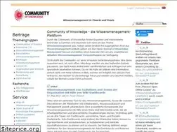 Sites similar to community-of-knowledge.de