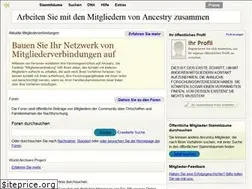Sites similar to community.ancestry.de
