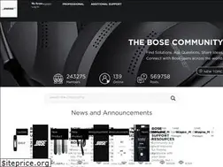 Sites similar to community.bose.com
