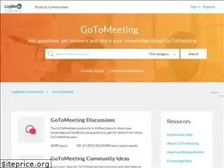Sites similar to community.gotomeeting.com