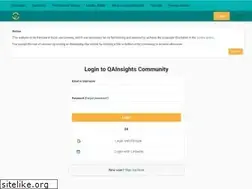 Sites similar to community.qainsights.com