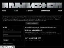 Sites similar to community.rammstein.de