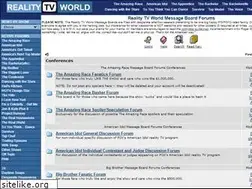 Sites similar to community.realitytvworld.com