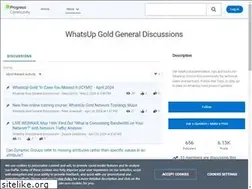 Sites similar to community.whatsupgold.com