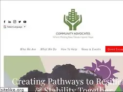 Sites similar to communityadvocates.net