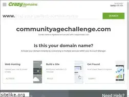 Sites similar to communityagechallenge.com