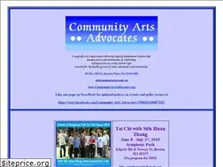 Sites similar to communityartsadvocates.org