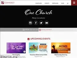 Sites similar to communitybiblechurch.us