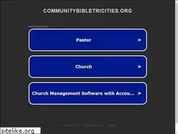 Sites similar to communitybibletricities.org