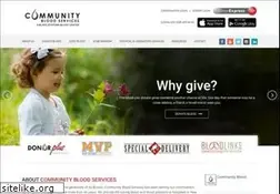 Sites similar to communitybloodservices.org
