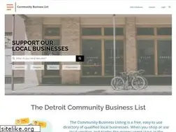 Sites similar to communitybusinesslist.org