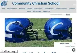 Sites similar to communitychristianschool.net