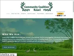 Sites similar to communitycoalitionkauai.org