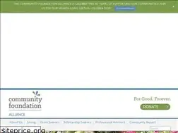 Sites similar to communityfoundationalliance.org