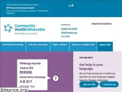 Sites similar to communityhealthadvocates.org