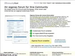 Sites similar to communityhost.de