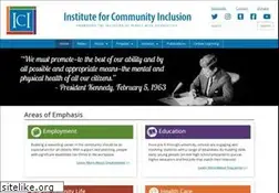 Sites similar to communityinclusion.org