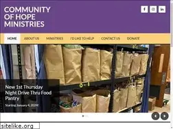 Sites similar to communityofhopeministries.org