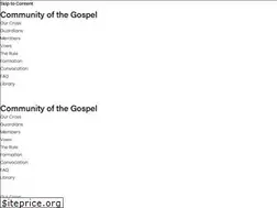 Sites similar to communityofthegospel.org