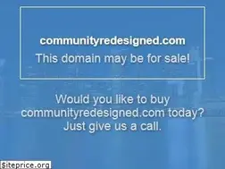 Sites similar to communityredesigned.com