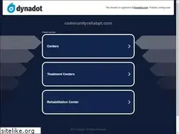 Sites similar to communityrehabpt.com