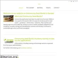 Sites similar to communityseedbanks.org