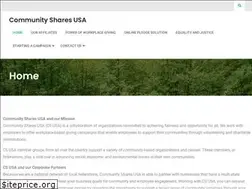 Sites similar to communitysharesusa.org